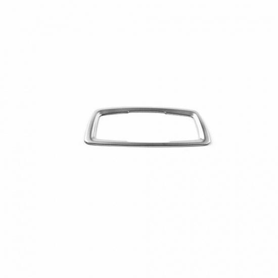 Fit For BMW X1 F48 2016-2021 Silver Steel Headlight Control Button Cover Trim 1*