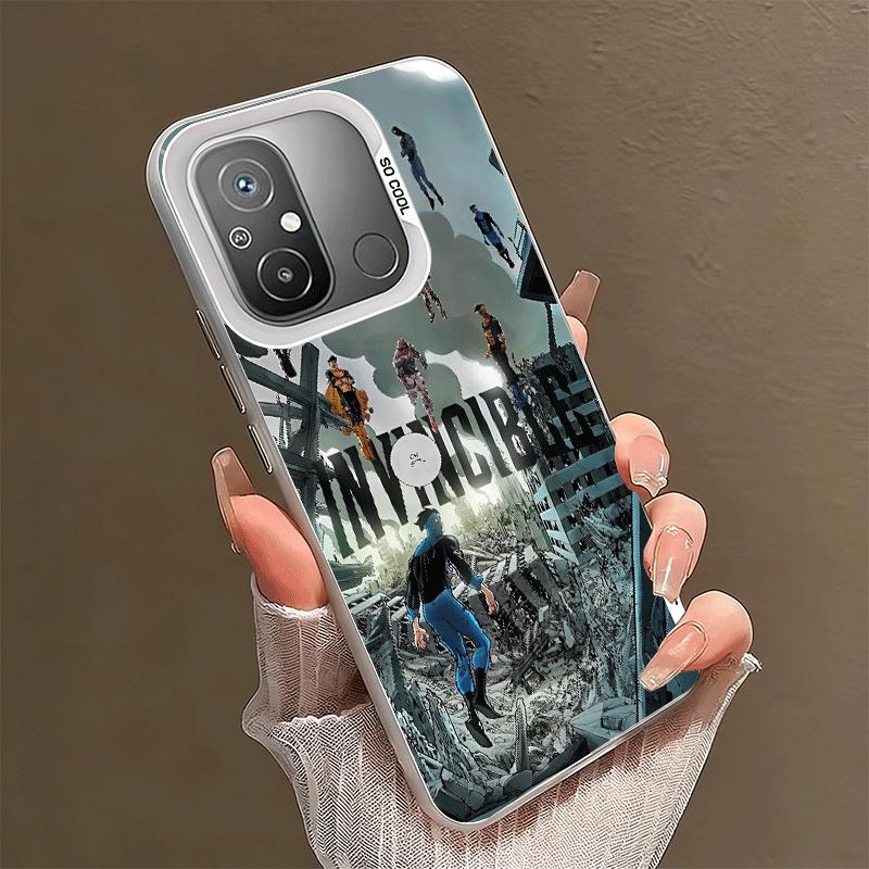 I-Invincible Аниме Ударопрочный Чехол для Телефона для Xiaomi Poco X7 X6 X5 X3 Pro F7 Ultra M8 Redmi 15C 15 14C 13C 12C 10C 13 12 10