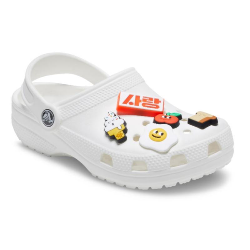 Crocs Gibbitz Yummy Korea Food 5 шт. в упаковке