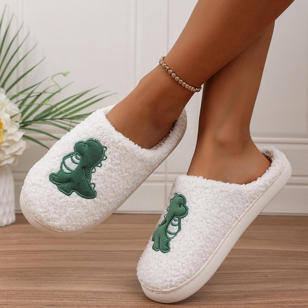 Модные плюшевые тапочки женские медведь собака панда зимние меховые хлопковые теплые нескользящие домашние комнатные ленивые пушистые женские напольные туфли на плоской подошве мужские