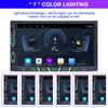 Reakosound 7'' Android Car Radio CarPlay Universal Car Gps Screen Adjustable 2 DIN Car Stereo Radio Navigation Player Head Unit