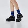 Kappa Slip Resistant Abrasion Resistant Low top Chunky Sneakers Unisex Black (Unisex) Chunky Sneakers K0DY5MC03 990