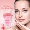 Rose Sleep Facial Mask Moisturizing Brightening Wash Free Mud Mask Skin Care Product Face Mask