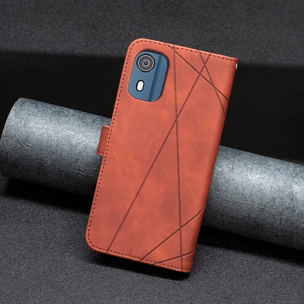 Роскошный откидной кожаный чехол для Nokia C02 G42 G310 C110 C12 C22 C32 G22 C21 G21 G11 G20 1.4 C1 Plus 5.4 2.4 3.4 2.3 1.3 5.3 Чехол