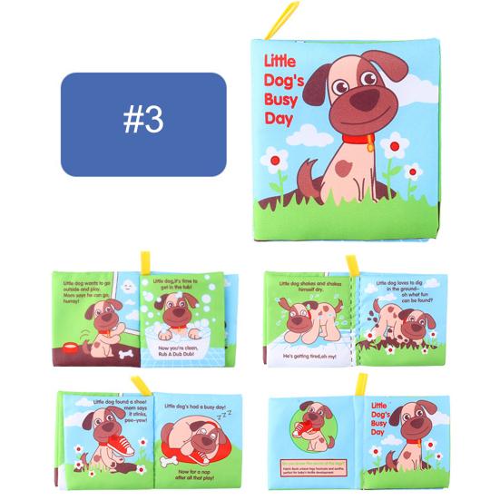 Тканевые детские книги, практичные, устойчивые к разрыву, мягкие детские тканевые книги для раннего образования для школы