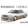Aoshima Bunka Kyozai (AOSHIMA) 1/24 The Tuned Car Series No. 86 Toyota Insurance UZS131 Crown 1989 Plastic Model