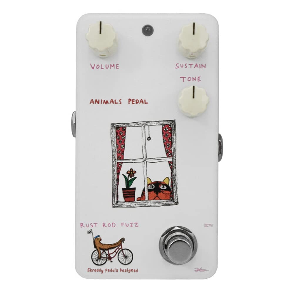 Animals Pedal Rust Rod Head Guitar Effect Big Muff Style Fuzz/Ram's Pedal,