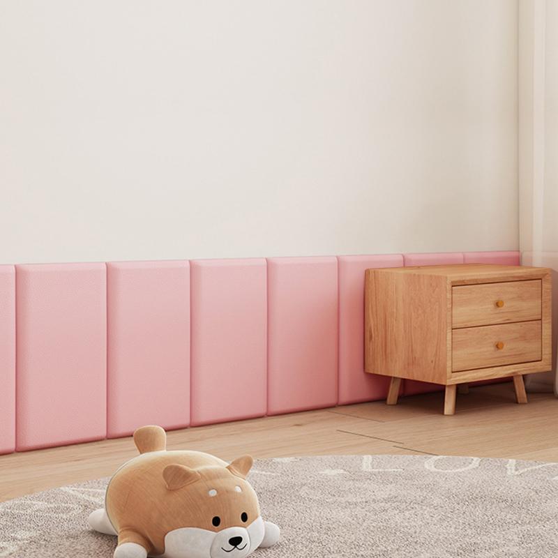 5 ШТ./КОМПЛ. 3D Наклейки на стену Детские Противоударные Кожаные Стеновые Панели Обои Самоклеящаяся Мягкая Сумка Отклеивающиеся и Приклеивающиеся Декоративные Изголовья