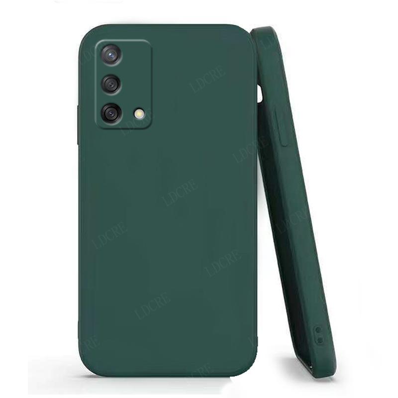 For Cover OPPO Reno 6 Lite Case For Reno 6 Lite Capas Luxury Liquid Silicone Shockproof Full Soft Cover For Reno 6 Lite Fundas