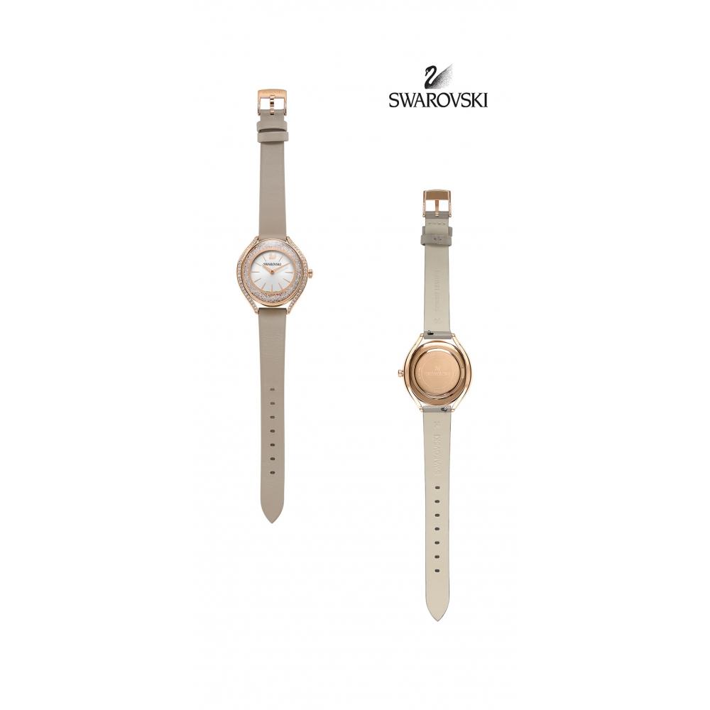 Swarovski 5519450 PreSented Aura CryStal Women S Leather Watch