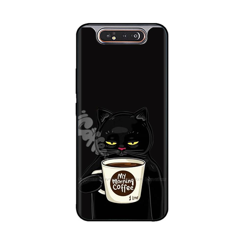 Чехол для Samsung Galaxy A80 Мягкий силиконовый чехол для телефона Чехол-накладка для Samsung A80 Защитные чехлы A 80 SM-A805F Чехол Fundas