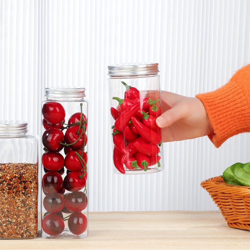 Контейнеры для хранения продуктов хранения герметичные Контейнеры для еды с этикетками Бутылки для хранения хлопьев