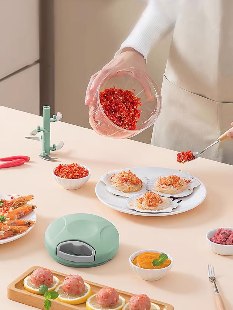 900 мл Очень большая вместимость Ручной измельчитель чеснока/Овощерезка/Кухонная мясорубка/картофелемялка - Кухонная утварь