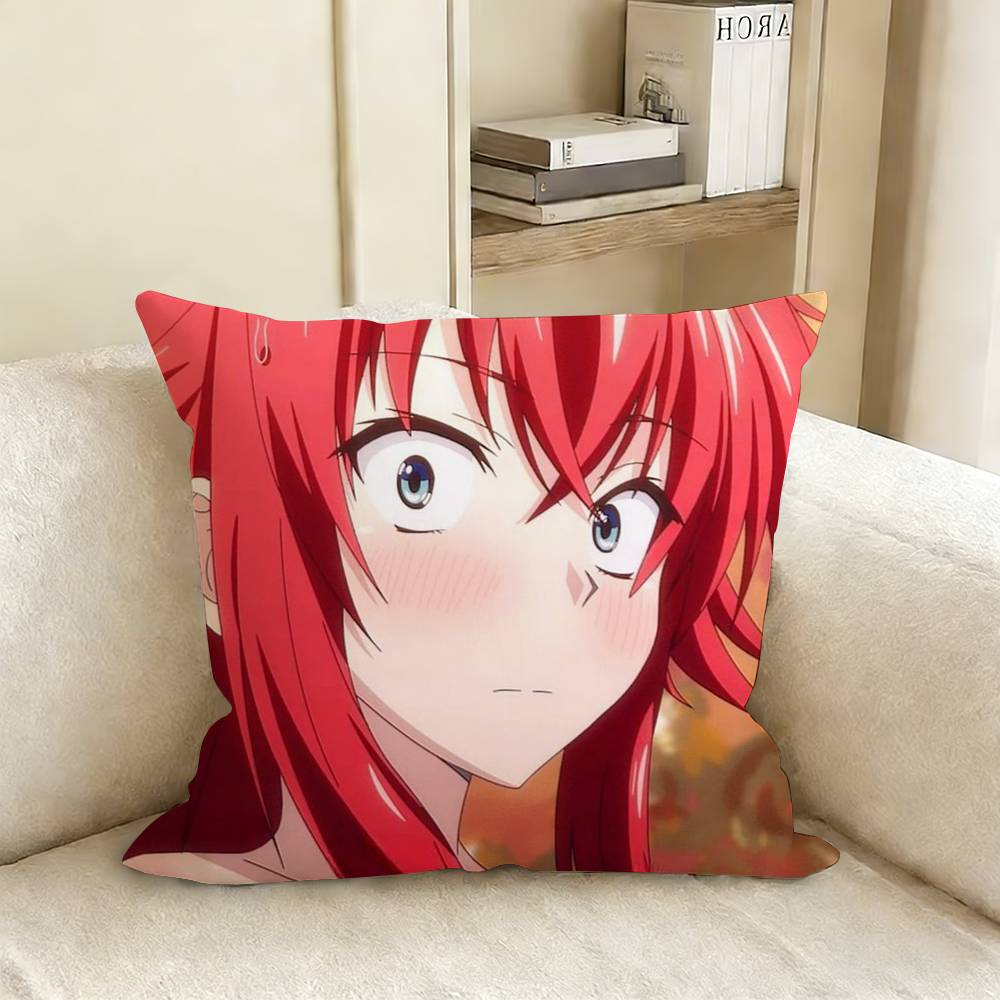 High School Dxd Rias Gremory Pillow Cover Sofa Cushion Cover Home Room Decoration Children Gift