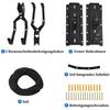 Lift de vélo de plafond, palan mécanique pour vélo jusqu'à 20 kg, acier laminé et nylon, crochets caoutchoutés