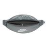 Nike Полиэстеровая поясная сумка Heritage Regular Унисекс Серая DB0490-084