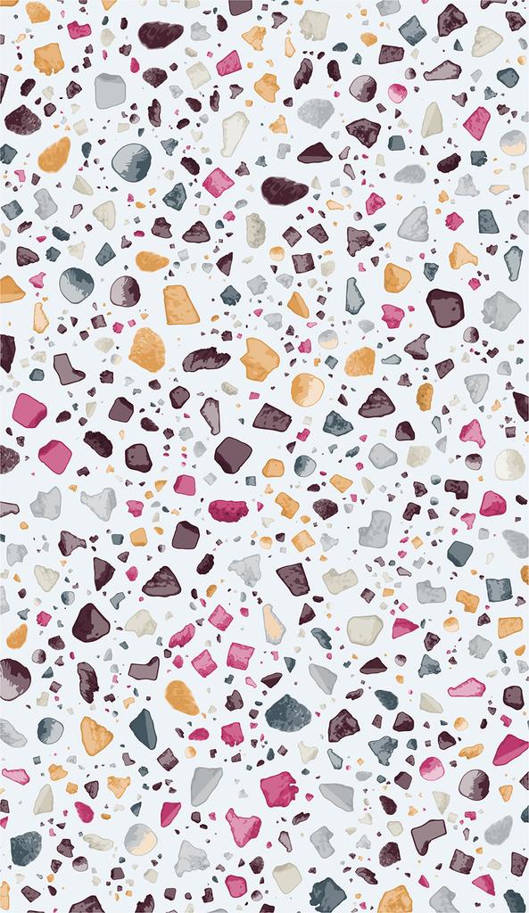GLASS BOARD PANEL TABLETOP 30x52 MOSAIC