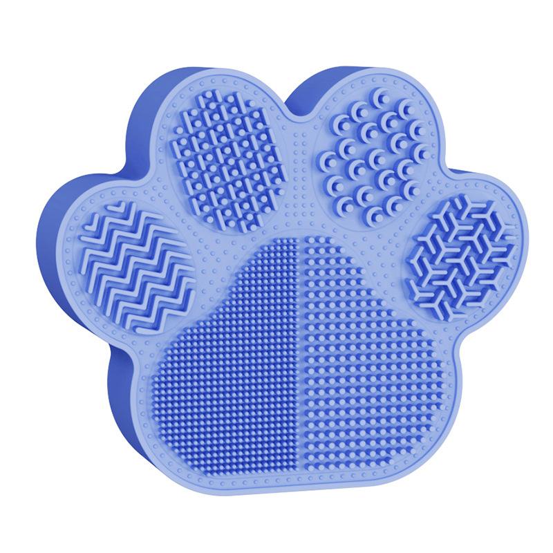 Two-In-One Makeup Brush Cleaning And Storage Box Cat Claw Makeup Brush Storage Rack Silicone Makeup Brush Cleaning Box