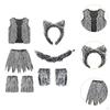 Kids Wolf Costume Set Animal Accessories for Performance Cosplay Party