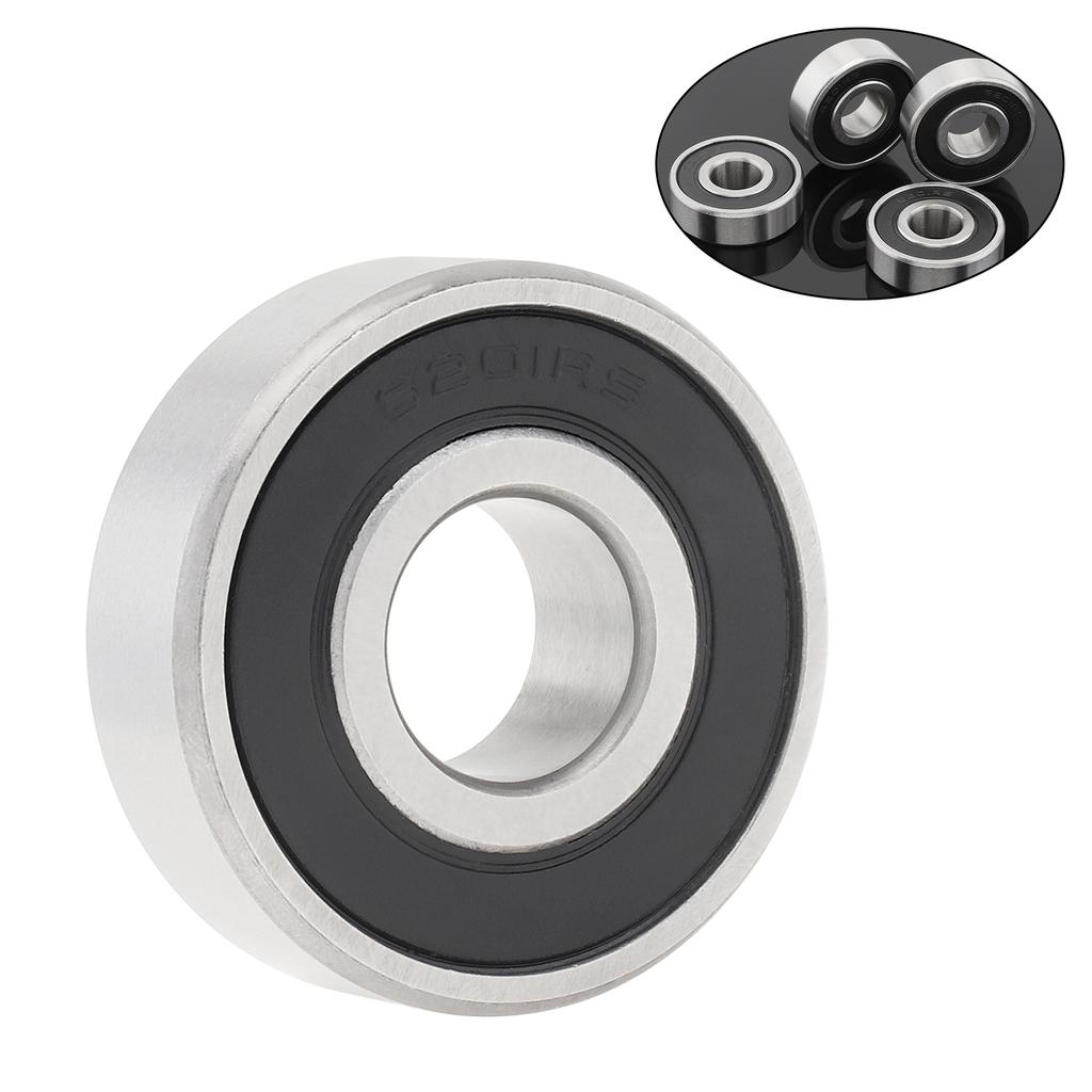 6201-2RS Deep Groove Ball Bearing with Rubber Seal, Premium Steel Bearing for Mechanical Equipment