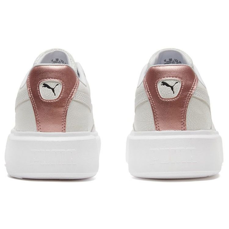 Puma Осло Майя Нескользящие Прочные Дышащие Низкие Кеды для Скейтборда Женские кроссовки Белый 382243-02