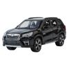 1/30 Subaru Forester SUV Alloy Car Model Diecast Metal Off-road Vehicles Car Model Simulation Sound and Light Childrens Toy Gift