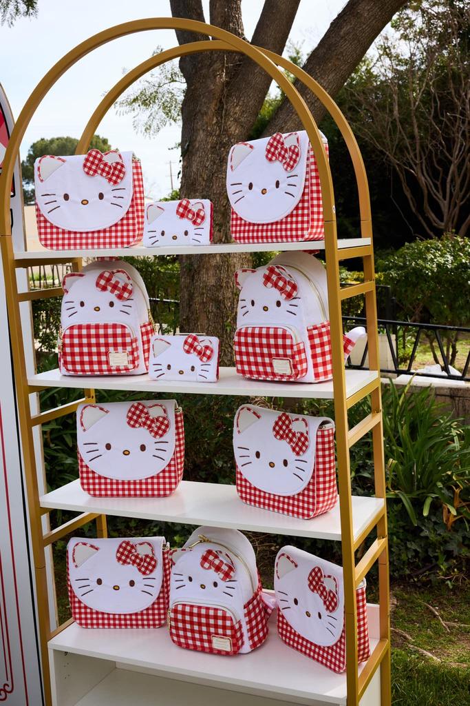 Loungefly Mini Backpack Loungefly Mini Backpack Hello Gingham Sanrio Kitty
