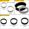 Mellbo Coffee Dosing Rings with Magnets, 5 Pieces, Spill-Proof, Wide Mouth Design, Evenly Distributes Grounds, Ultra-Lightweight, Portable, Aluminum,