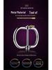 Openable Stainless Steel Handcuffs: Detachable Kinky Restraint Toy for Couples
