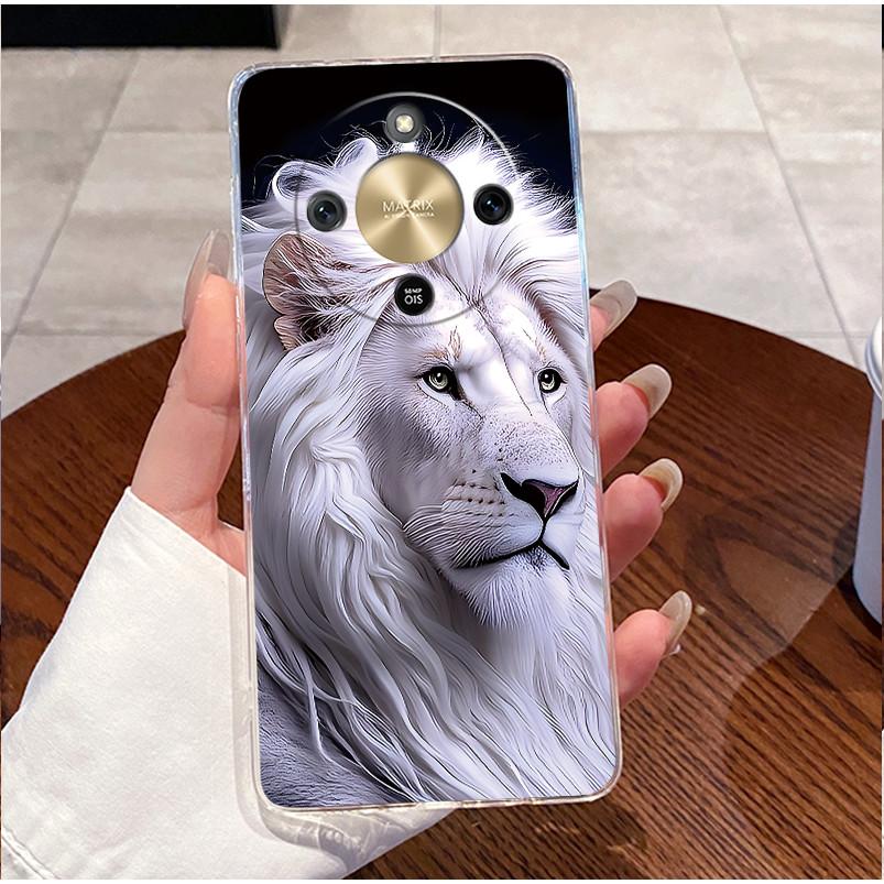 Чехол для Honor X9d 2025 Прозрачный Роскошный Милый Заяц с Сердечком Забавный Мягкий Силиконовый TPU Чехол для Телефона Для Honor X9d 5G Прозрачная Задняя Крышка