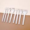 Leather Punch Tool Diamond Cut Prick Iron Wallet Bags DIY Crafts Tools 3/4mm Spacing,1/2/4/6 Prong For Stitching Chisel Set Kits