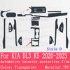 For KIA DL3 K5     Gearbox Panel Navigation Automotive Interior Screen Protective Film TPU Anti-Scratch Sticker