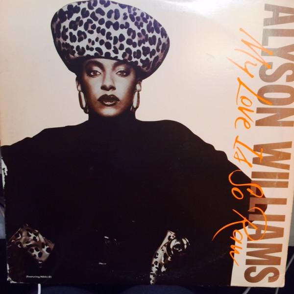 12-дюймовая пластинка ALYSON WILLIAMS NIKKI D My Love Is So Raw 7464687941 Def Jam Recordi 1989 США Танцевальная Электроника Б/у