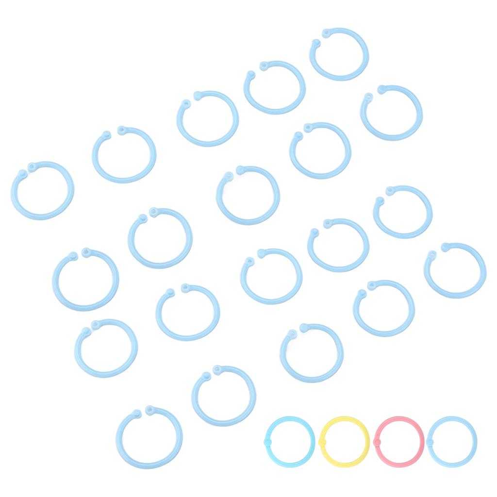 20 шт. Гибкая пряжка для листов книги 30 мм, одинарная бумага для картотек