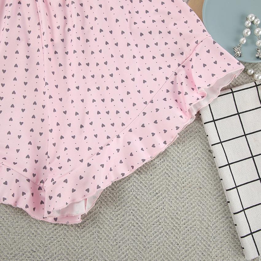 Шорты с короткими рукавами и оборками Spring Love. Пижамы. Два комплекта удобной и мягкой женской домашней одежды.