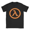 Унисекс Игровые Футболки Half Life Одежда из Чистого Хлопка Удивительная Футболка с Коротким Рукавом и Круглым Вырезом Новое Поступление Футболка