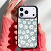 Чехол для телефона с цветком ромашки для iPhone 17 16 15 14 13 Pro Max Задняя крышка для 12 11 Pro Coque