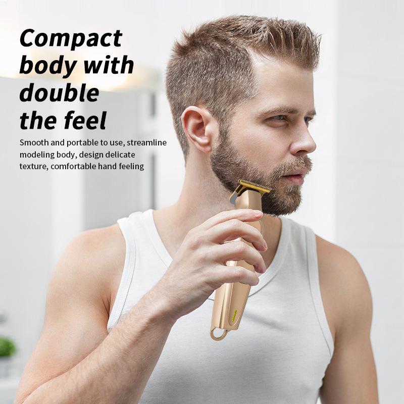 Профессиональная USB-перезаряжаемая электрическая машинка для стрижки волос Carving