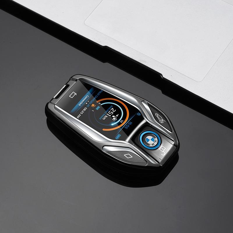 BAGG9 Car Sticker Alloy New TPU Car Key Case Cover Shell Keychain For BMW 5 7 Series G11 G12 G30 G31 G32 I8 I12 I15 G01 G02 G05 G07 X3