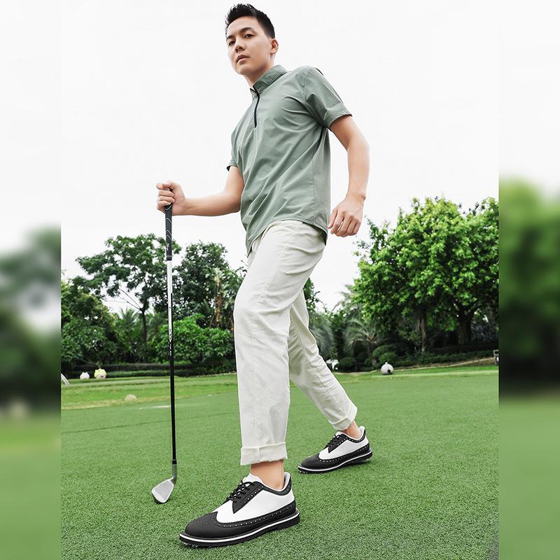 2025 новые профессиональные туфли для гольфа высокое качество мужские повседневные туфли низкий верх деловые кожаные туфли британские трендовые туфли