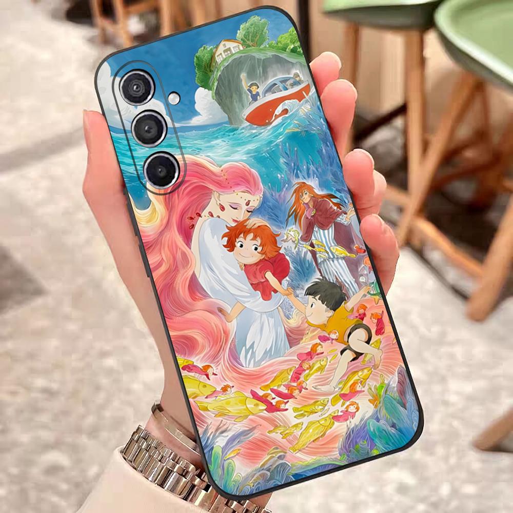 Movie Cute-PonyoES Phone Case For Samsung S26 S25 Edge S24 S23 S22 S21 S20 Ultra Plus Fe Galaxy Silicon Cover
