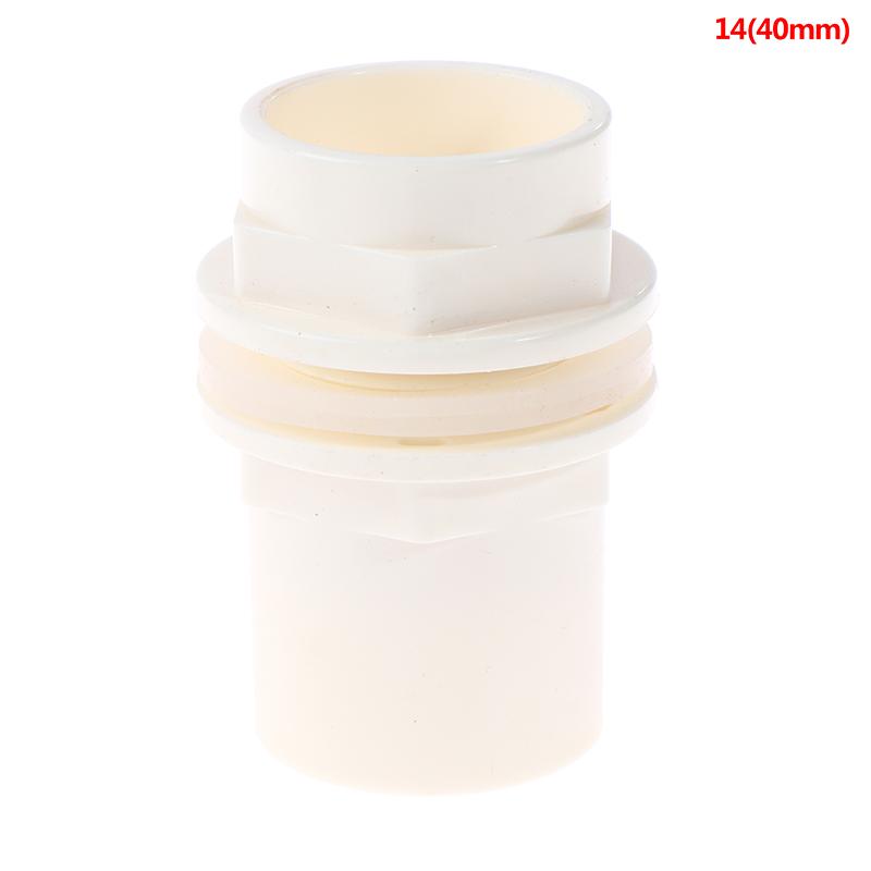 20-50 мм соединители из ПВХ утолщают адаптер для садовой дренажной трубы для аквариума