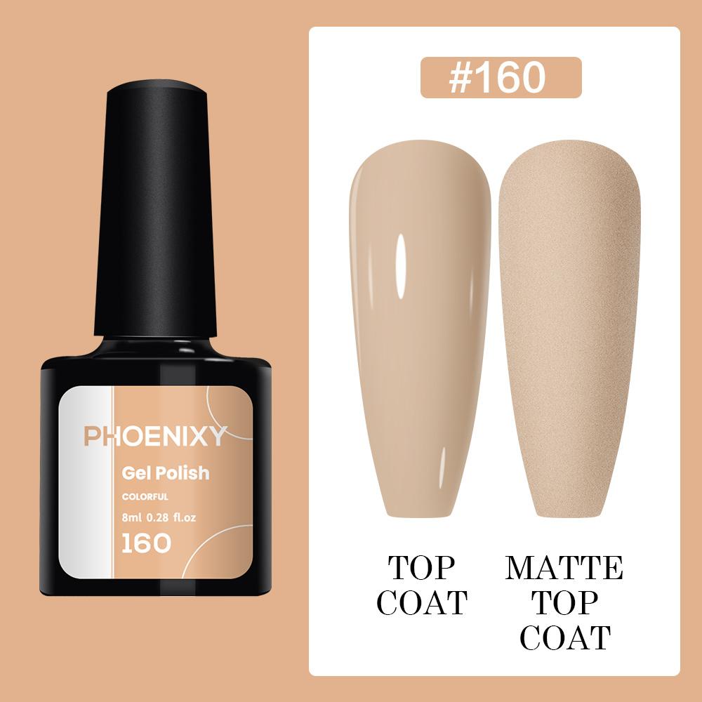 PHOENIXY, 50 шт., гель-лак для ногтей, долговечный гель-лак, верхнее базовое покрытие, полуперманентный гель-лак, дизайн ногтей «сделай сам»