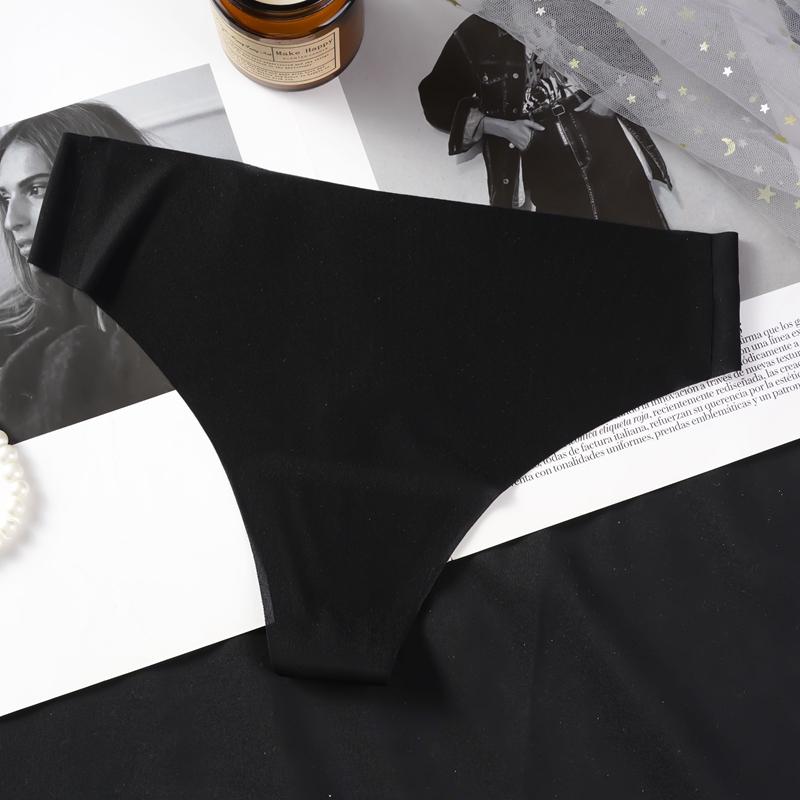 Прозрачные трусики-стринги женские ультратонкие, сексуальные, бесшовные, с низкой посадкой, быстросохнущие