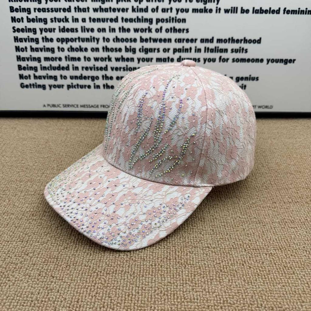 Hot-selling gentle wind lace baseball cap women's mesh yarn breathable comfortable versatile daily commute UV protection cap