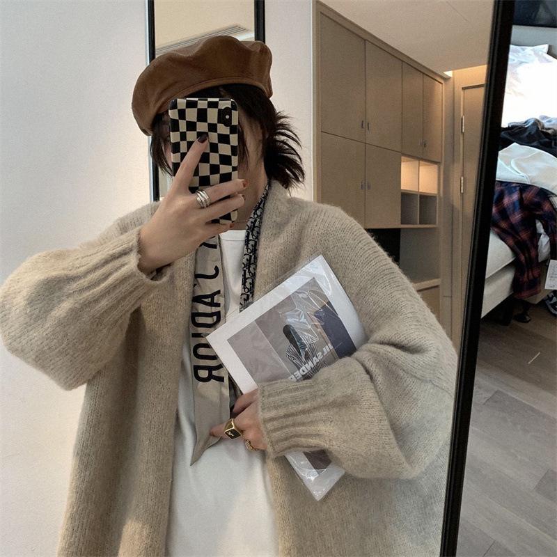 2025 Autumn Korean Soft Knit Cardigan for Women - Cozy, Gentle, Small Size