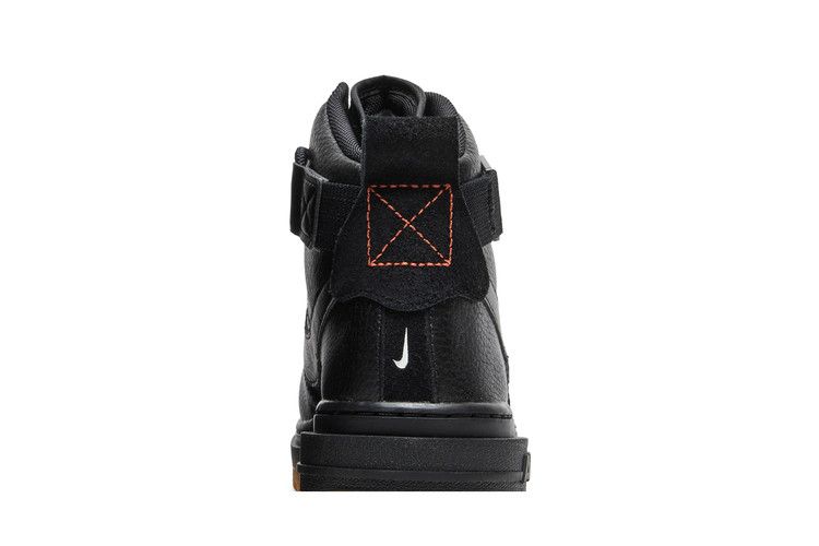 Nike Air Force 1 High Utility 2.0 Черный С Gum Оранжевый (Женский)