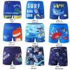 Детский купальник с мультяшным принтом: Боксеры и шапочка для плавания для мальчиков