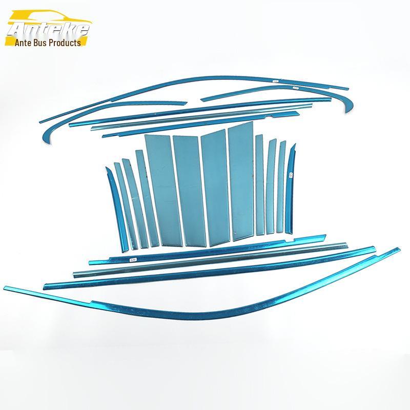 10-13 X1 Car Window Trim Stainless Steel Anti-Scratch Bright Strip Accessories