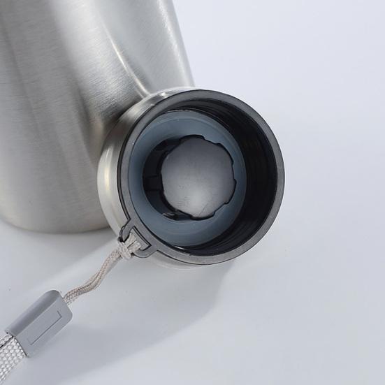 Чайник из нержавеющей стали с герметичной спиральной крышкой, пищевой класс, не содержит бисфенола-А, устойчив к коррозии, можно мыть в посудомоечной машине, безопасный контейнер для напитков, спортивная бутылка